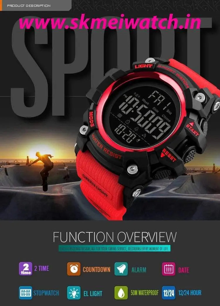 Skmei 1384 Original Digital Waterproof Sports watch For Men