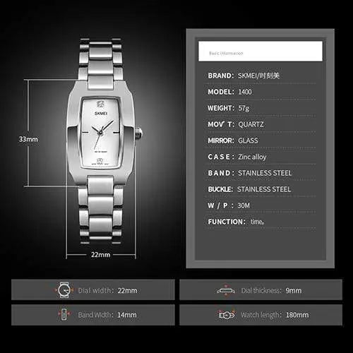 Skmei 1400 Original Designer Analog Watch for Girls For Women Ladies watch