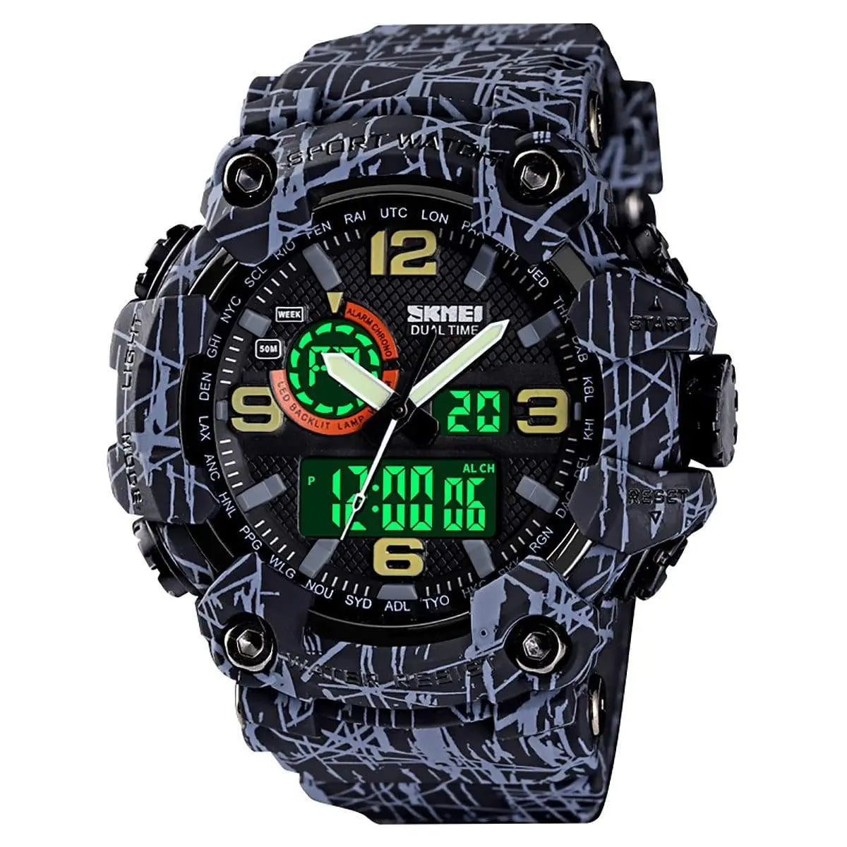 Skmei 1520 Original Analog Digital Multifunction watch for Men