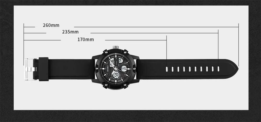 Skmei 1757 Original Multi Function Analog Digital Watch For MEN