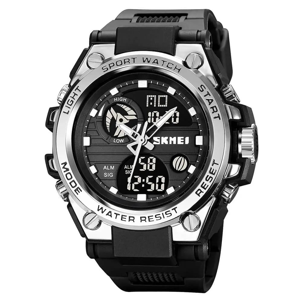 Skmei 2031 Original Analog Digital Big Dial Sports Watch For Men