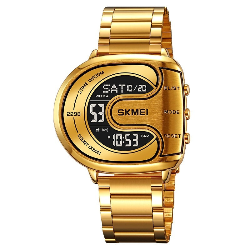 Skmei 2298 U-shaped Dial Creative Electronic Digital Watch For Men