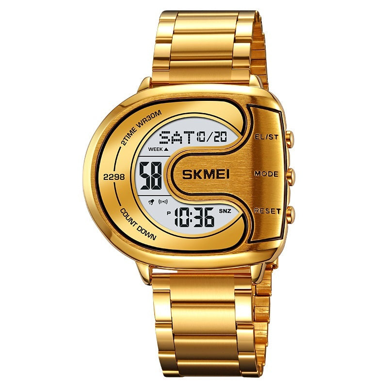 Skmei 2298 U-shaped Dial Creative Electronic Digital Watch For Men