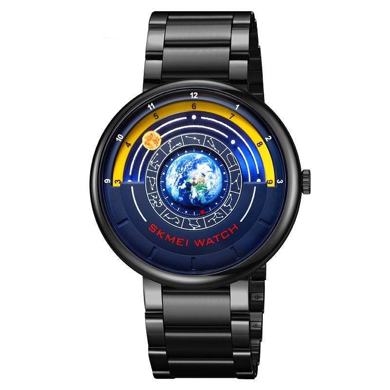 Skmei 2361 Quartz Watch Trendy Cool Blue Starry Dial watch for men