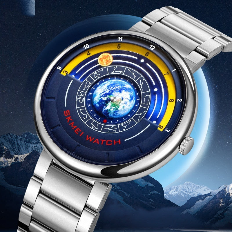 Skmei 2361 Quartz Watch Trendy Cool Blue Starry Dial watch for men