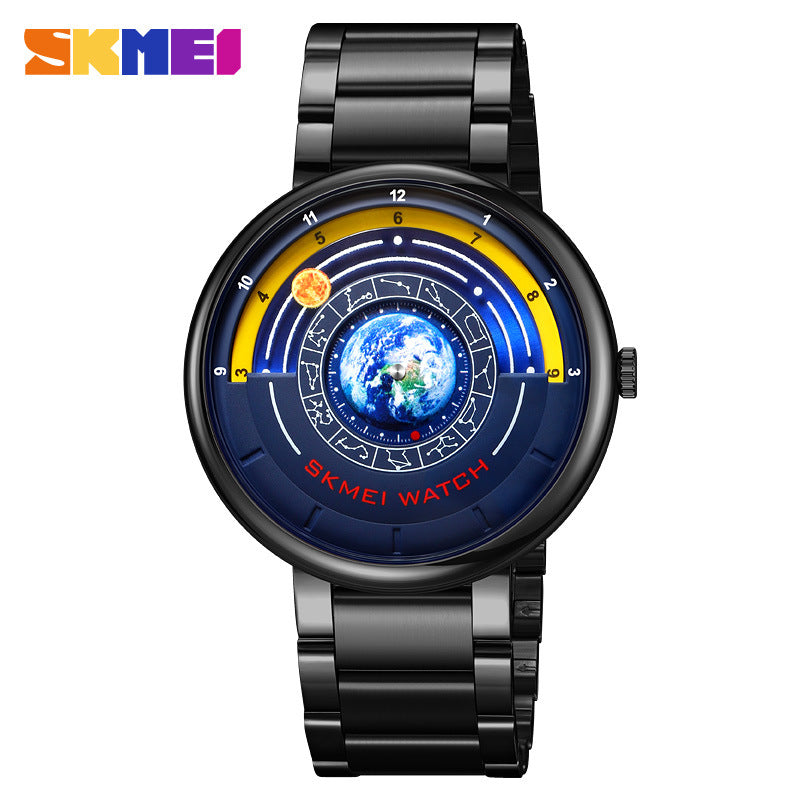 Skmei 2361 Quartz Watch Trendy Cool Blue Starry Dial watch for men