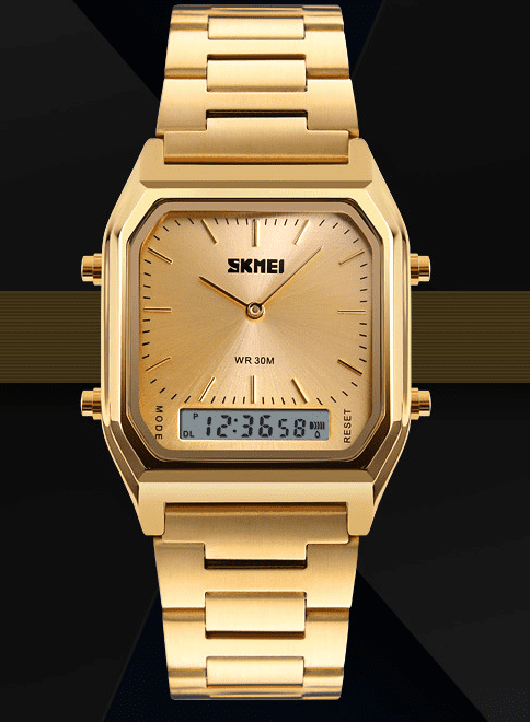 Skmei Analog Digital Classic Steel Watch For Men & Women 1220 Original