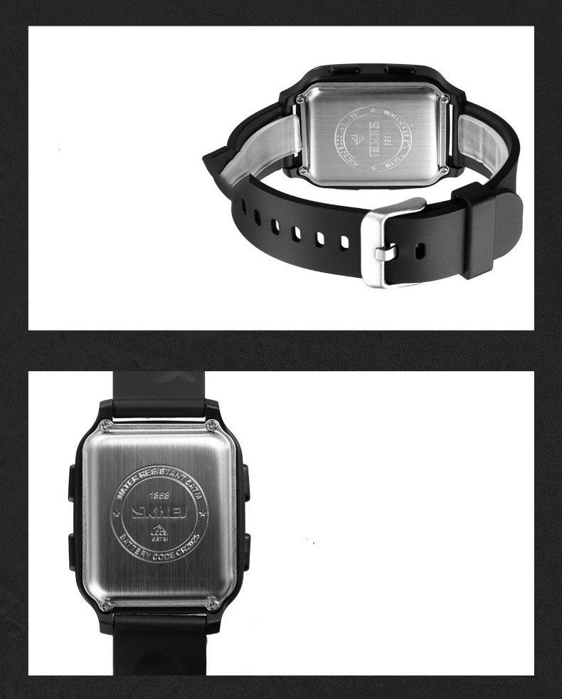 Skmei Square Waterproof Digital Sports Watch 1858 Original