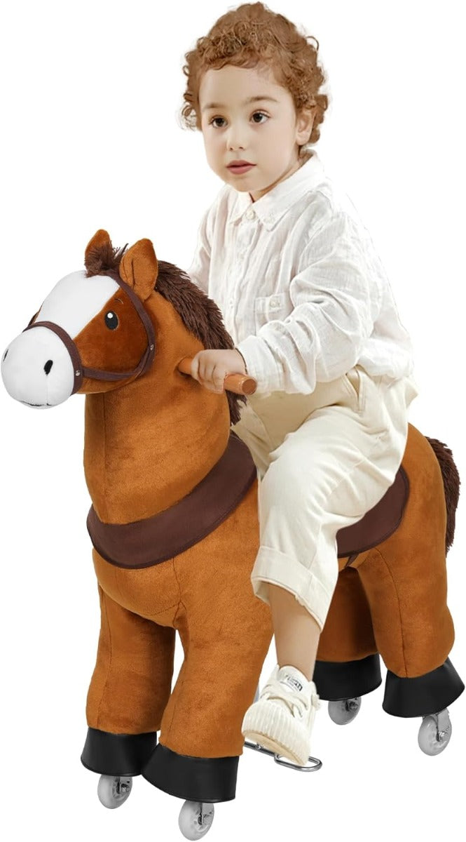 Kids Rocking Horse Brown Medium Size