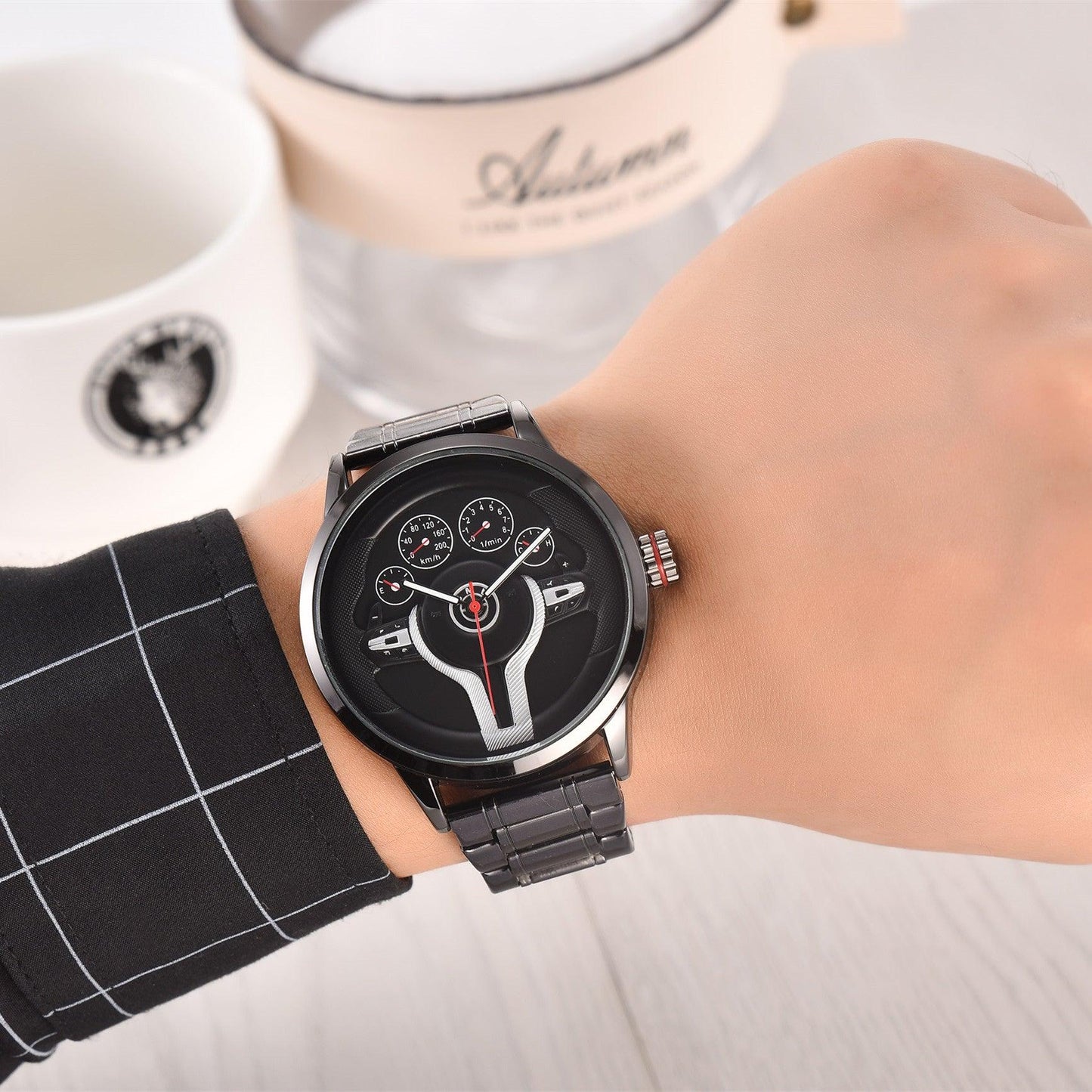 Steering Wheel Fashion Watch For Men