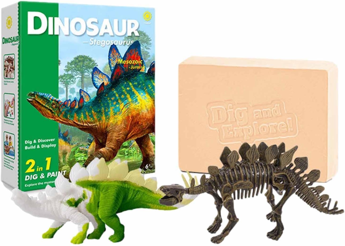 Dinosaur Dig Excavation Kit Stegosaurus