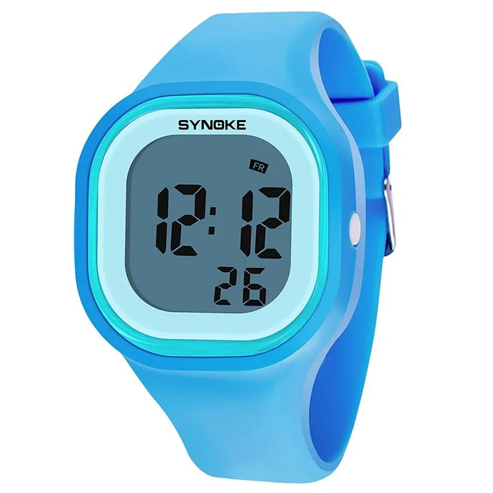 Synoke 66896 Digital Multicolor Light waterproof watch for Women & Girls