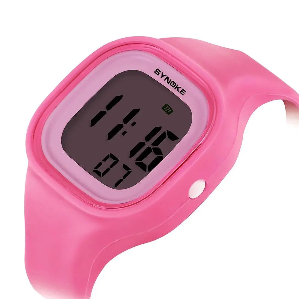 Synoke 66896 Digital Multicolor Light waterproof watch for Women & Girls