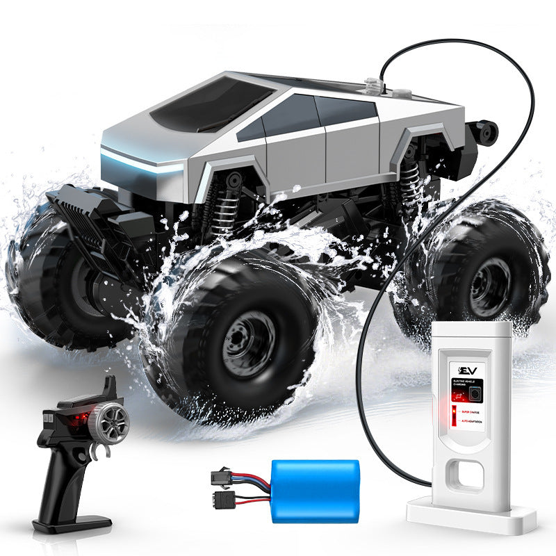 Tesla Amphibious 1:18 Scale Monster Truck with Remote Control