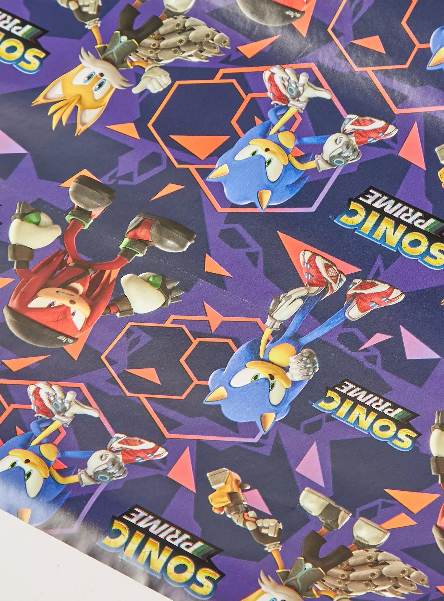 Sonic The Hedgehog Print Gift Wrapping Sheet 2m