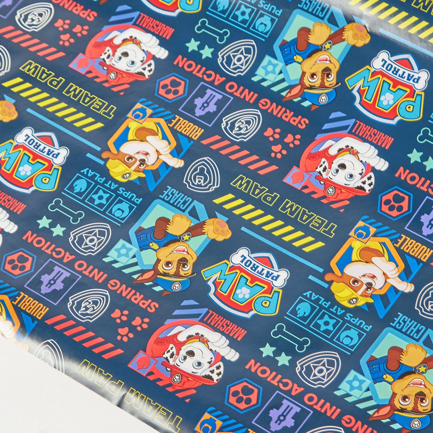 Paw Patrol Print Gift Wrapping Sheet 2m