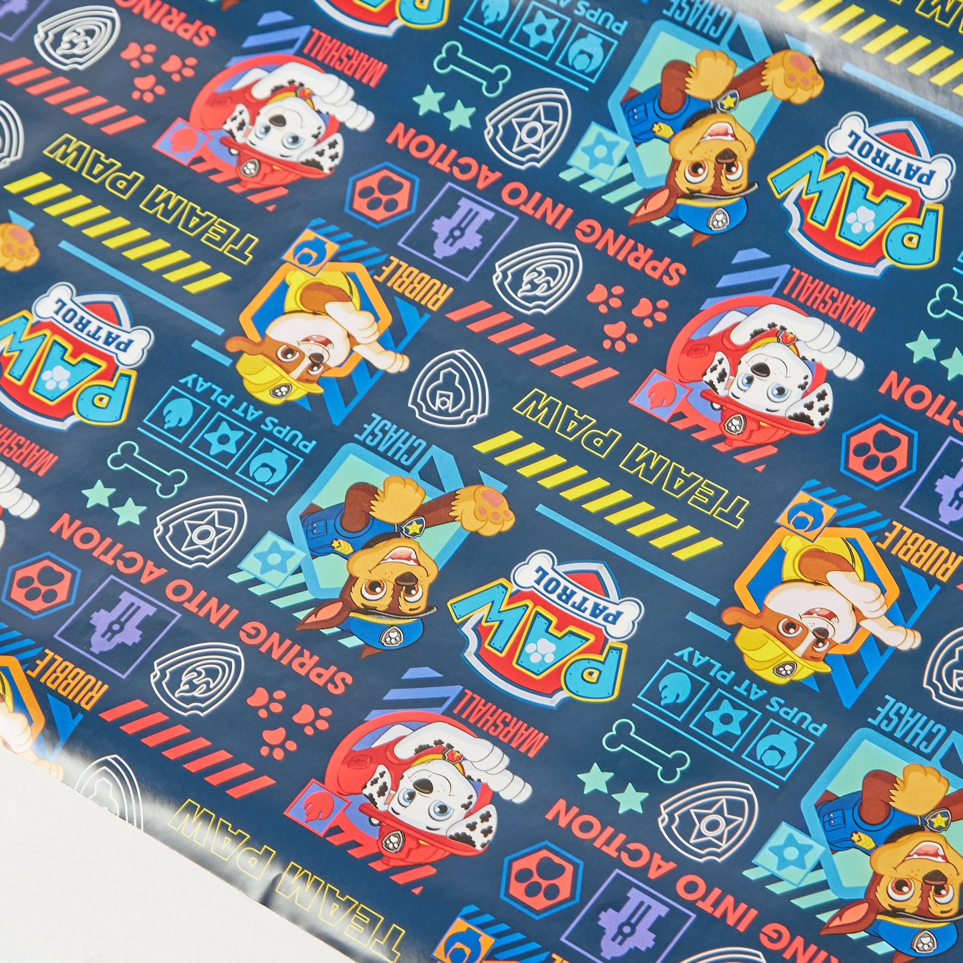 Paw Patrol Print Gift Wrapping Sheet 2m