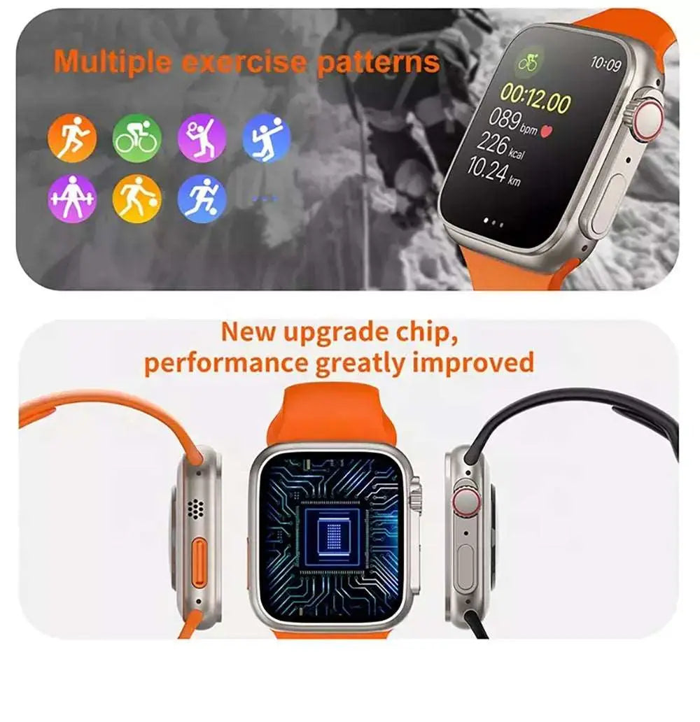 Z55 smart Watch 1.99 inch IPS Screen Smart Watch Support Heart Rate & Blood Oxygen Monitoring Sports Modes