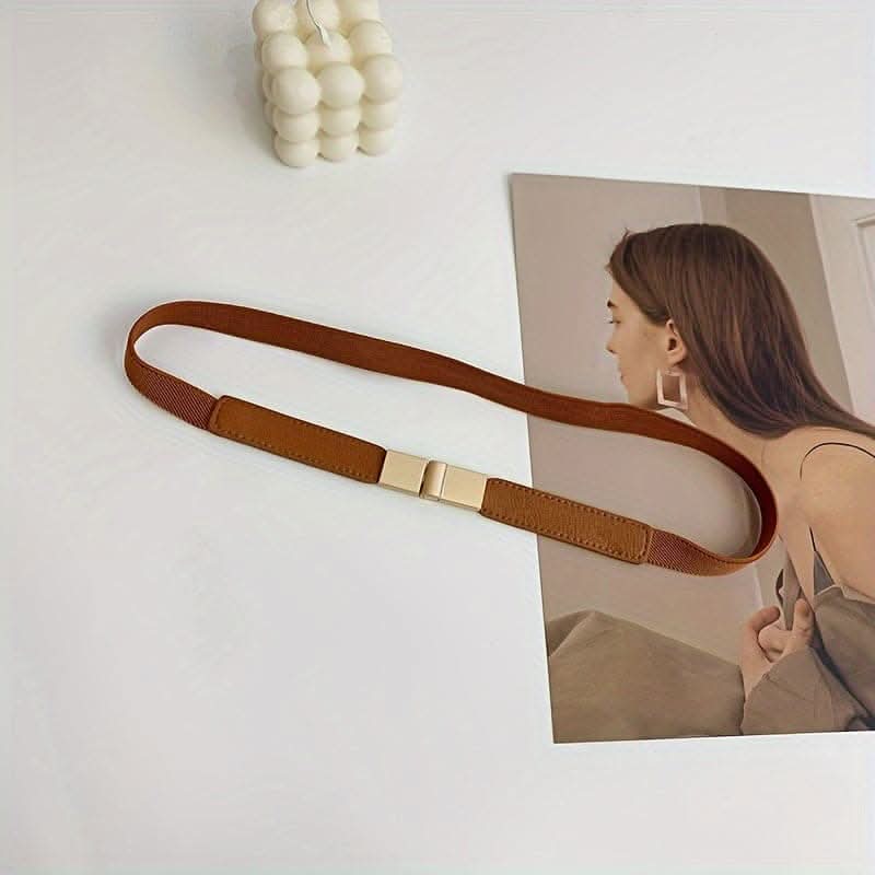 Golden Classic Stretch Waistband Cinch Belt