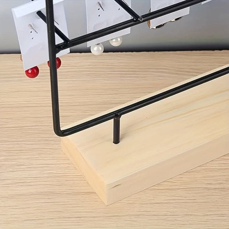 15-Hook Crochet Earring Display Rack – Unique Jewelry Organizer