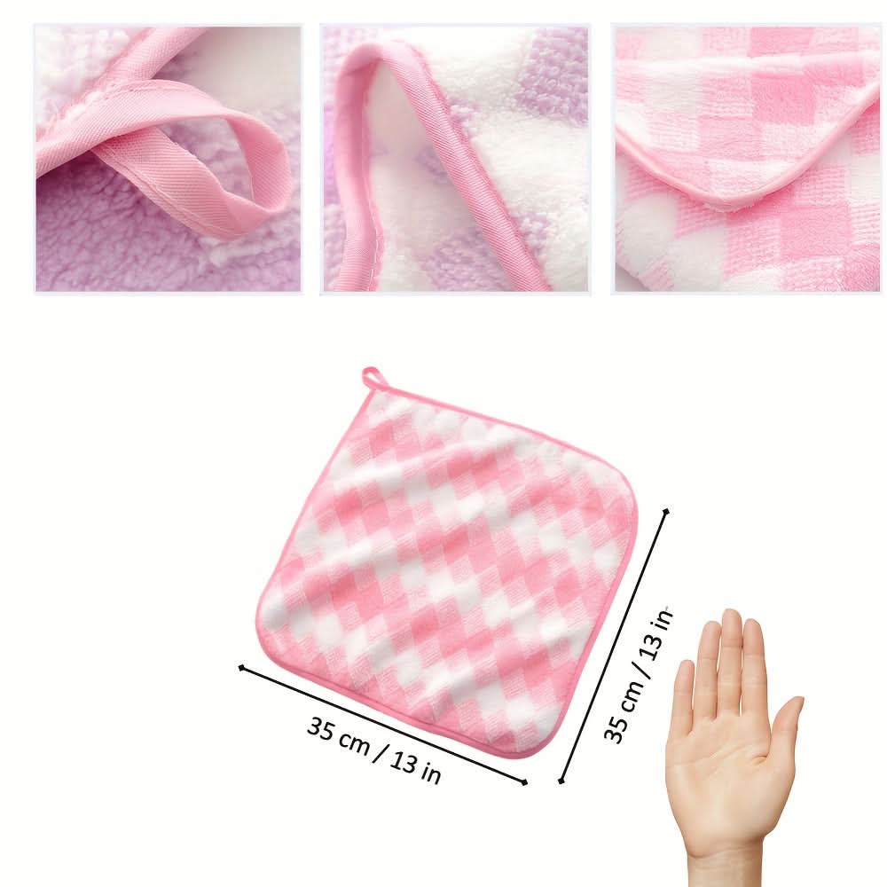 3-Pack High-Absorbent Dog Towels – Soft Coral Fleece Pet Grooming