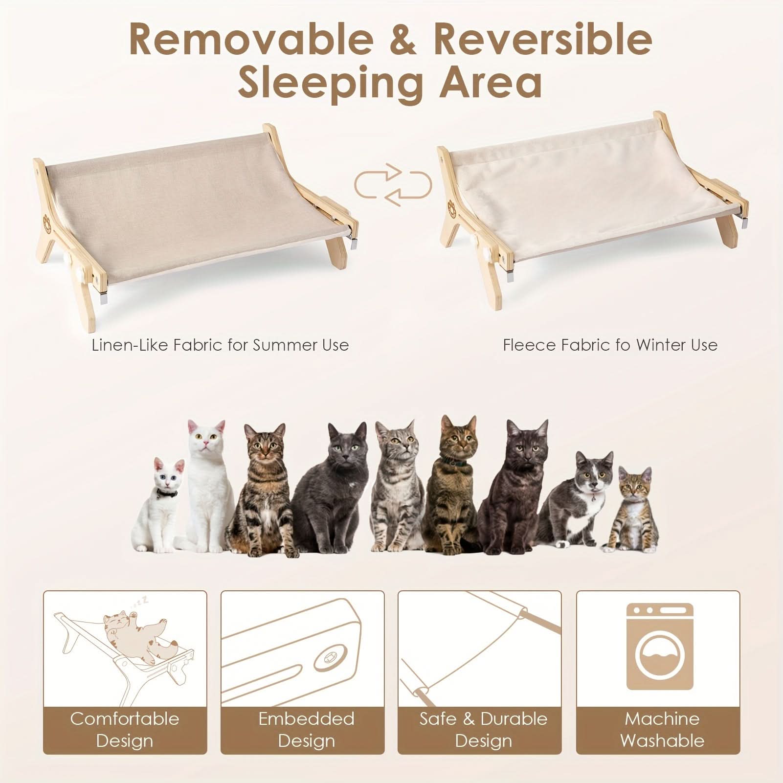 Adjustable Cat Window Perch – Indoor Hammock