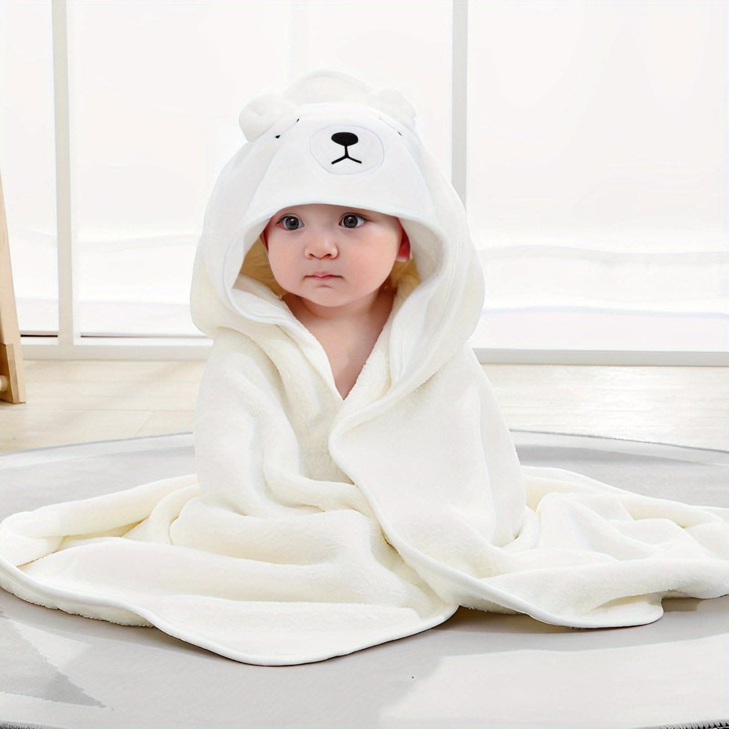 Plush Baby Bath Towel & Robe