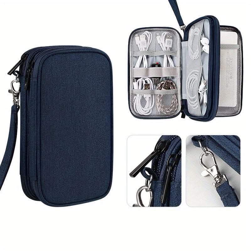 Compact Gadget Organizer Bag for Travel