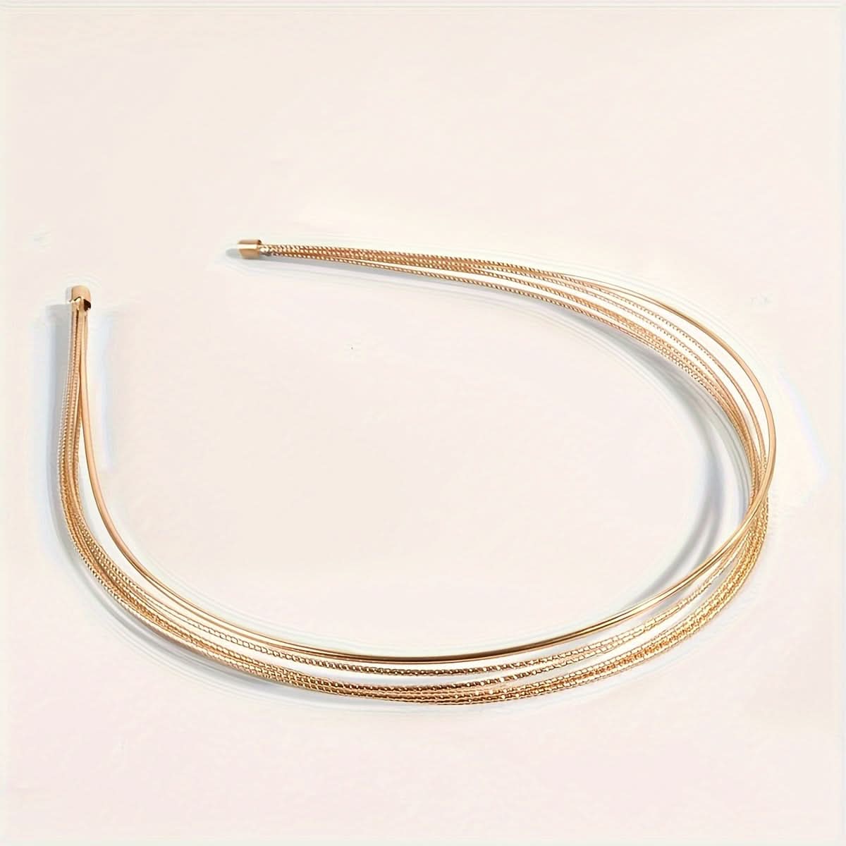 Wide Brimmed Multi-Layer Trendy Headband - Non-Slip Hair Hoop for Women
