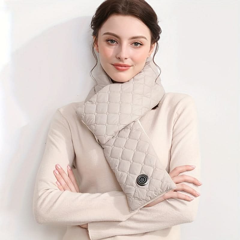 USB Heated Scarf for Women - 3 Temperature Settings
