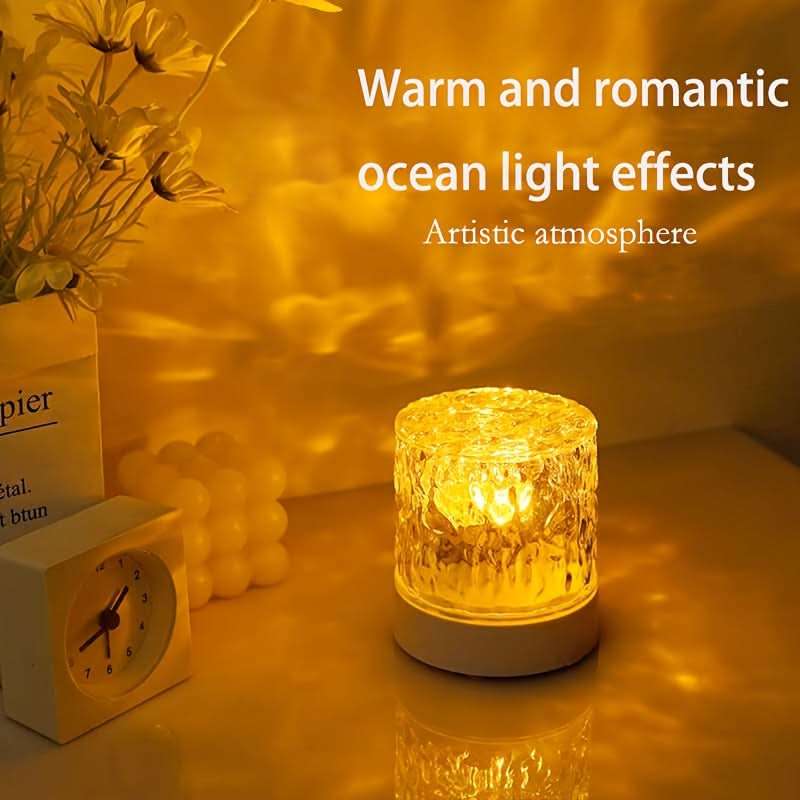 Color-Changing Water Ripple Table Lamp