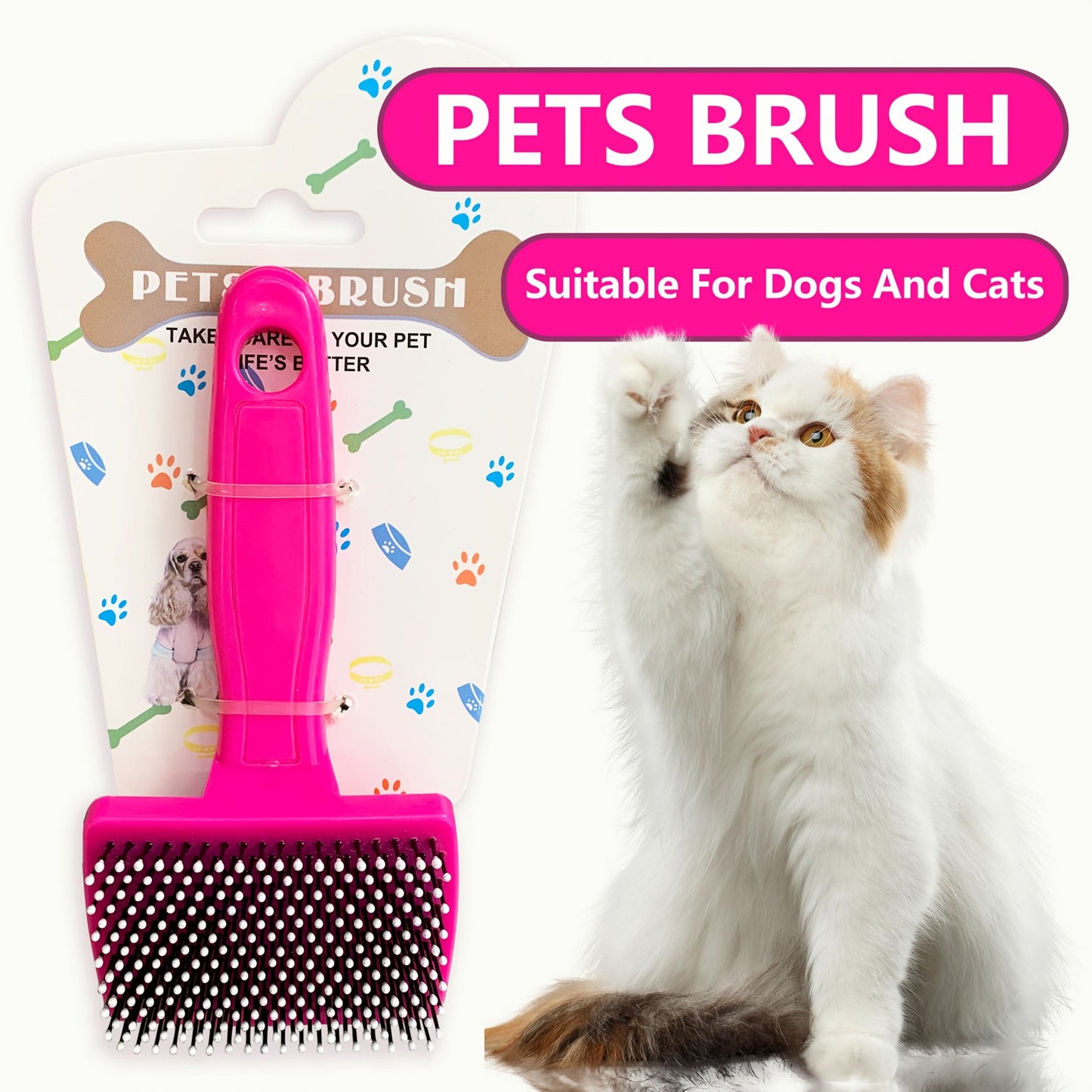 Self-Cleaning Pet Grooming Comb Brush