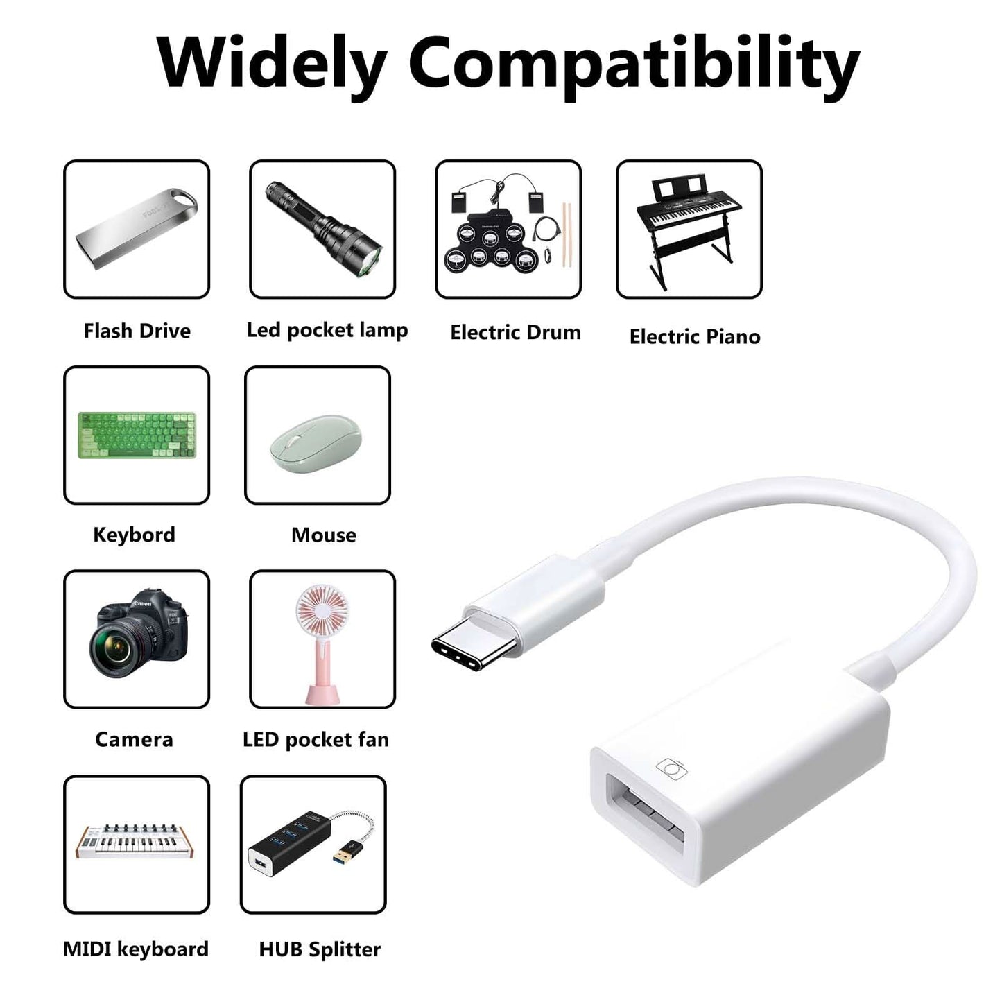 Portable OTG USB Adapter for Card Reader