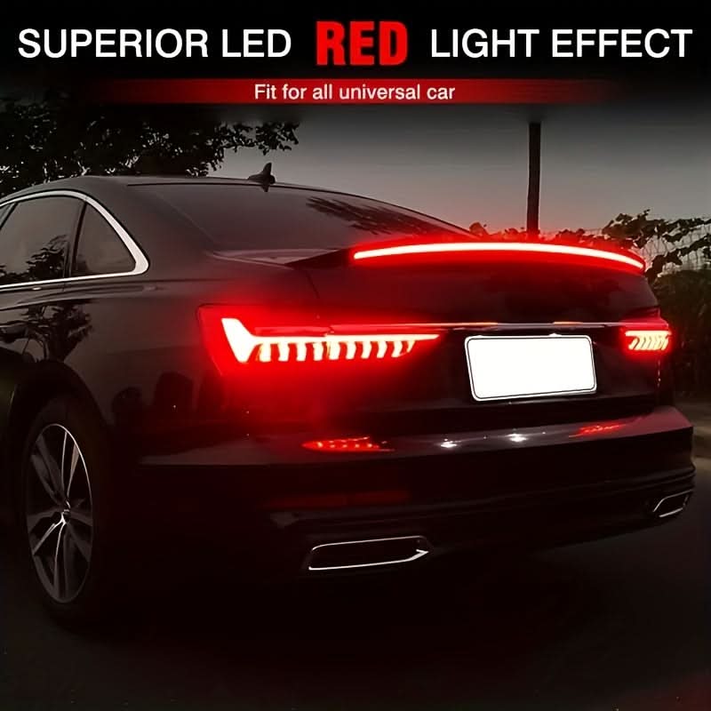 LED Carbon Fiber Spoiler Light Strip – 12V Flowing Ambient Tail Light