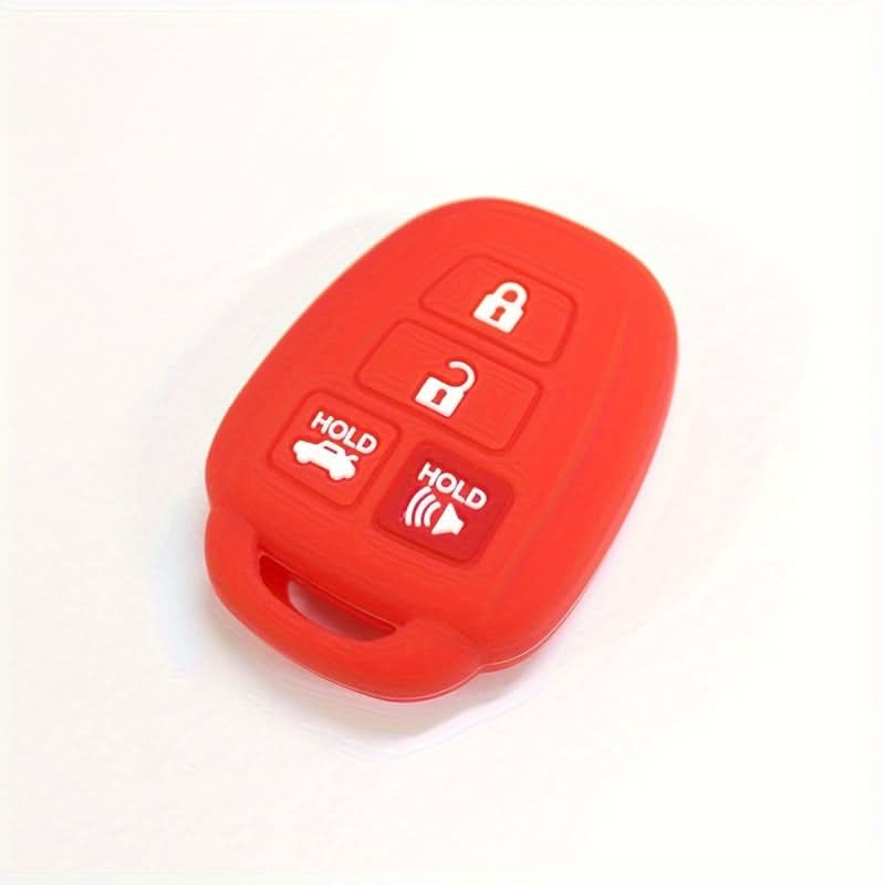 Silicone 4-Key Car Key Cover – Waterproof & Shockproof