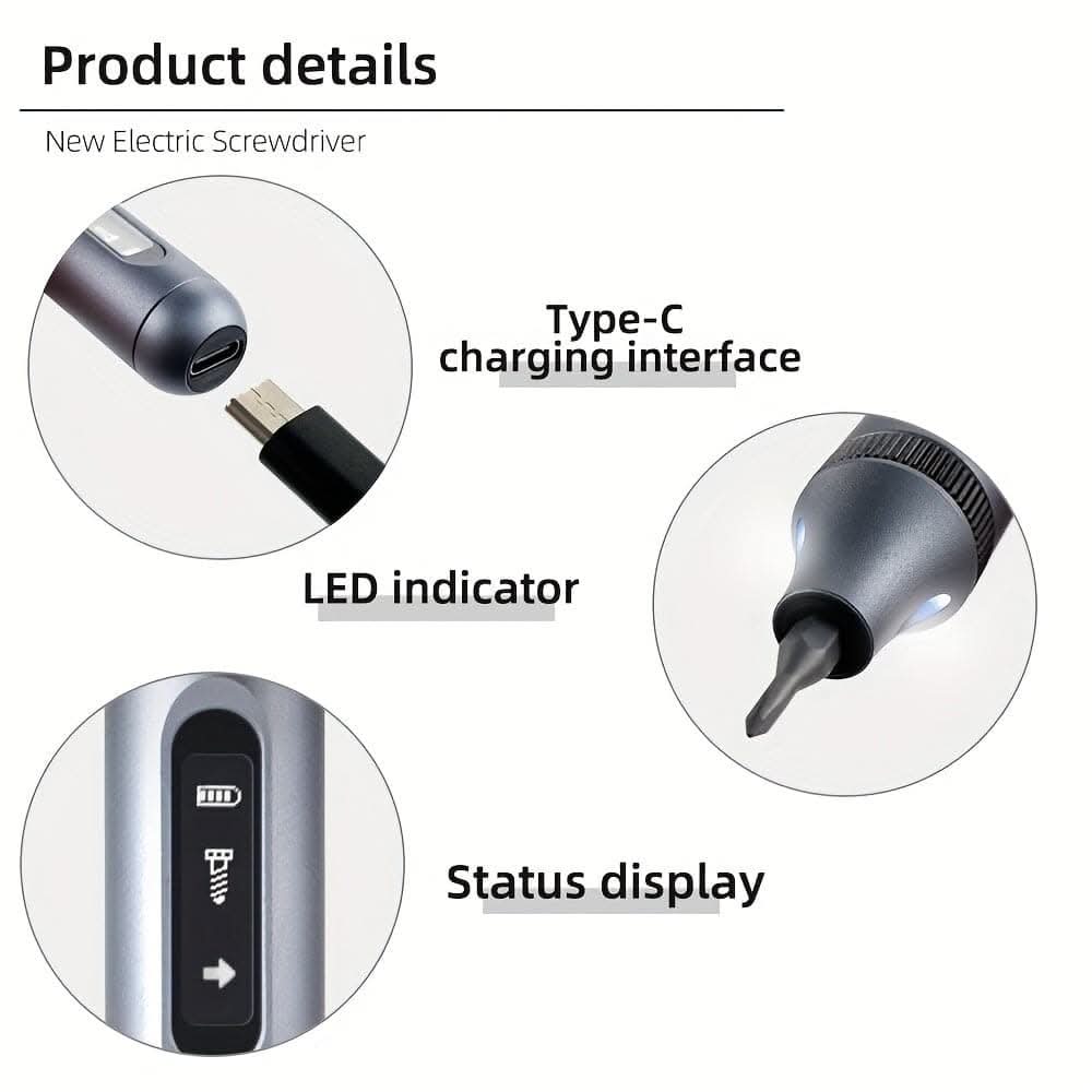 Precision Electric Screwdriver Set