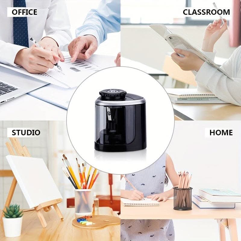 Fast Sharpening Electric Pencil Sharpener – Effortless Precision
