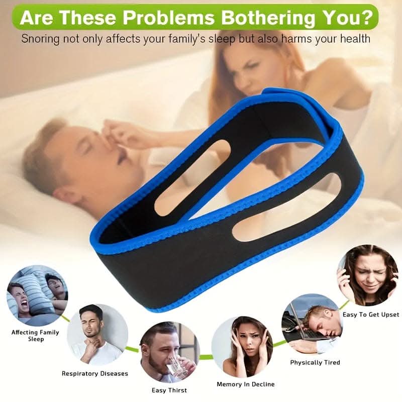 Snoring Relief Chin Strap for Men & Women – Anti Snoring Solution