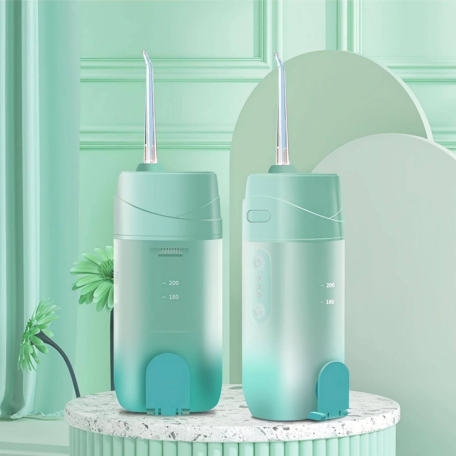 Rechargeable Cordless Water Flosser – Portable Dental Oral Irrigator