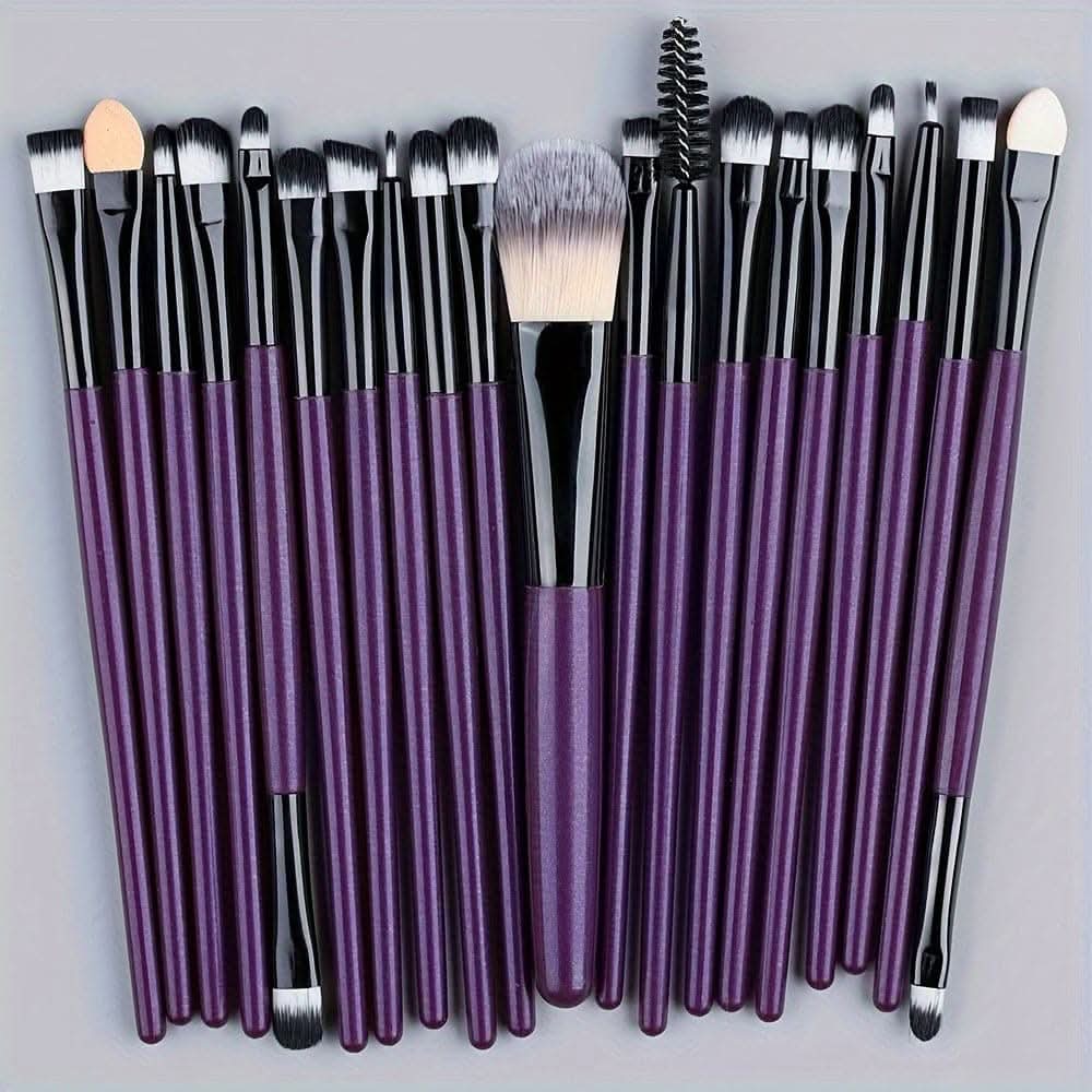 20Pc Makeup Brushes Set- Ideal For Makeup Beginners