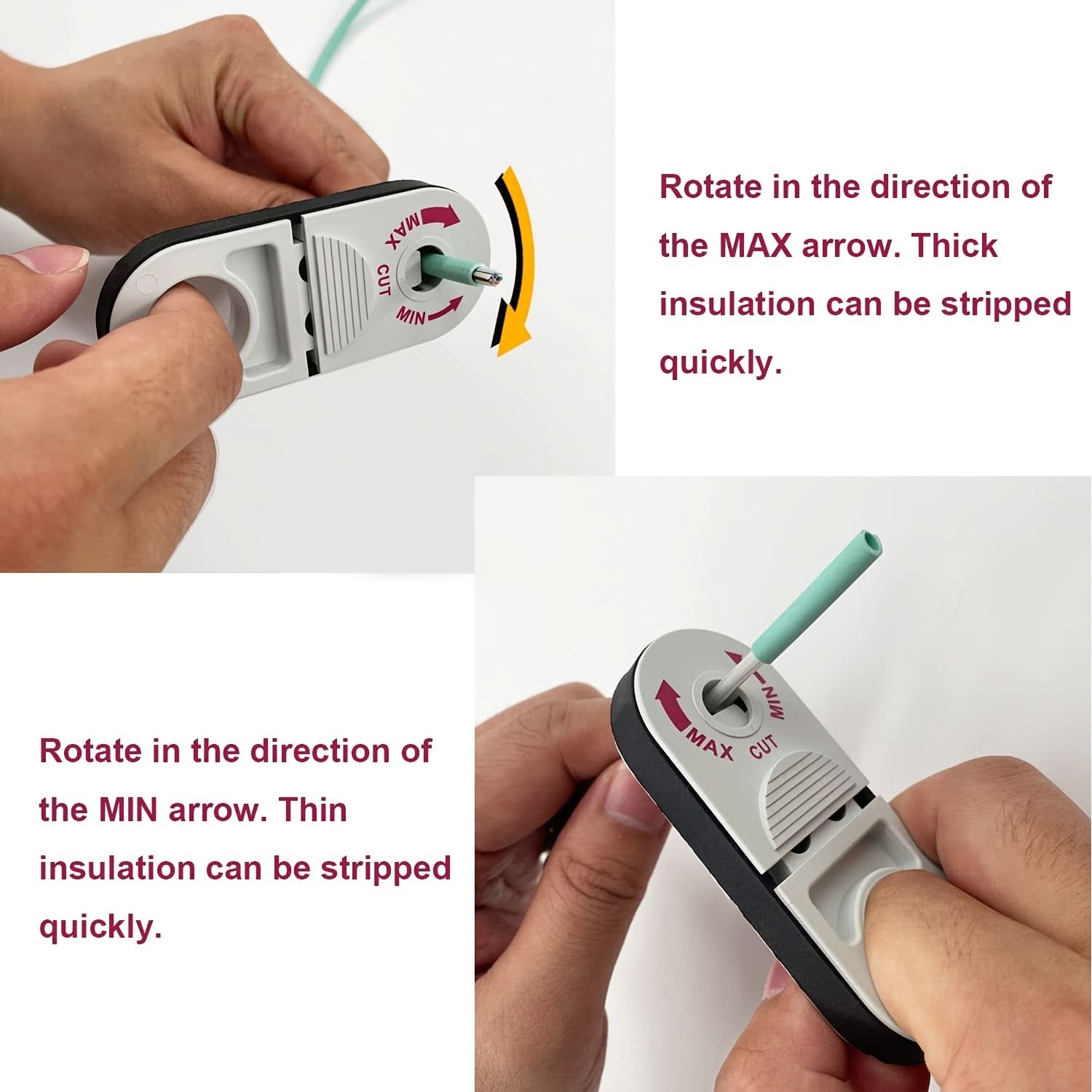 Professional Network Cable Stripper – Adjustable Blade for Cat5e, Cat6, Cat7, Cat8