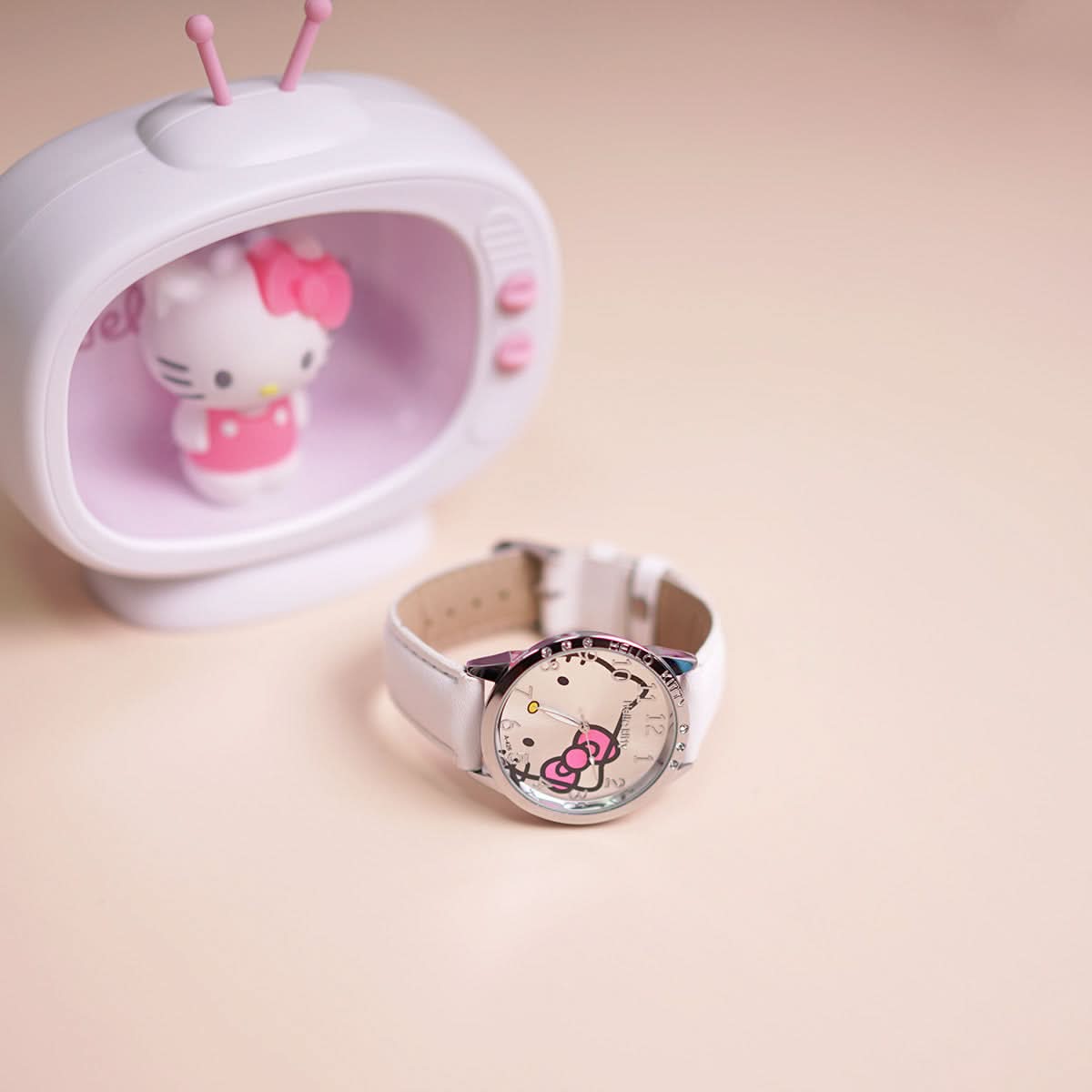 Hello Kitty Quartz Watch for Women - Stainless Steel Case