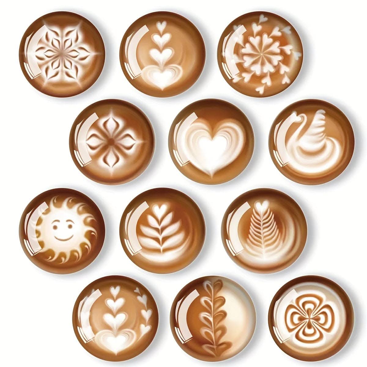 12pcs Cute and Strong Refrigerator Magnets