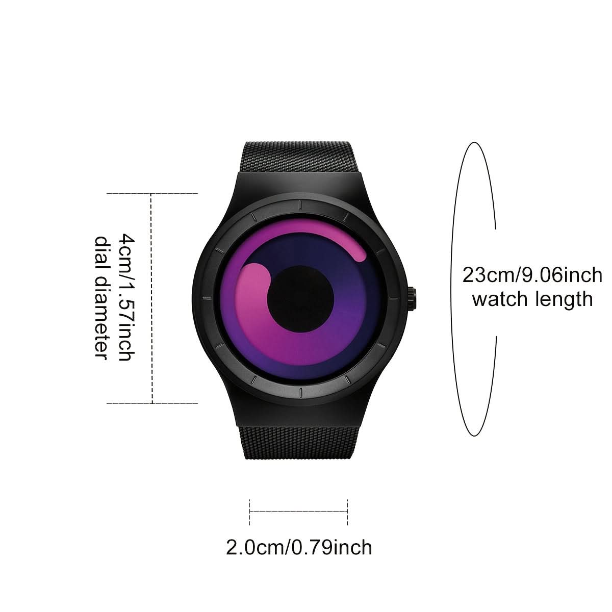 Men's Stainless Steel Watch – Waterproof Chinese Style Quartz Watch