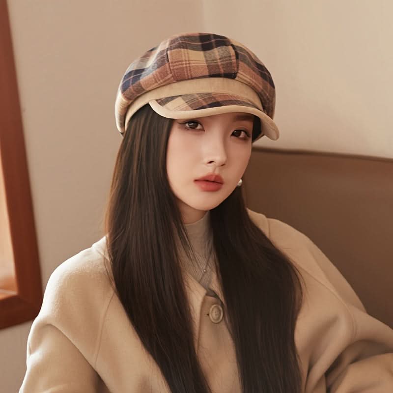 Women’s Retro Wool Beret – Fall/Winter Painter Hat, Stylish Gift