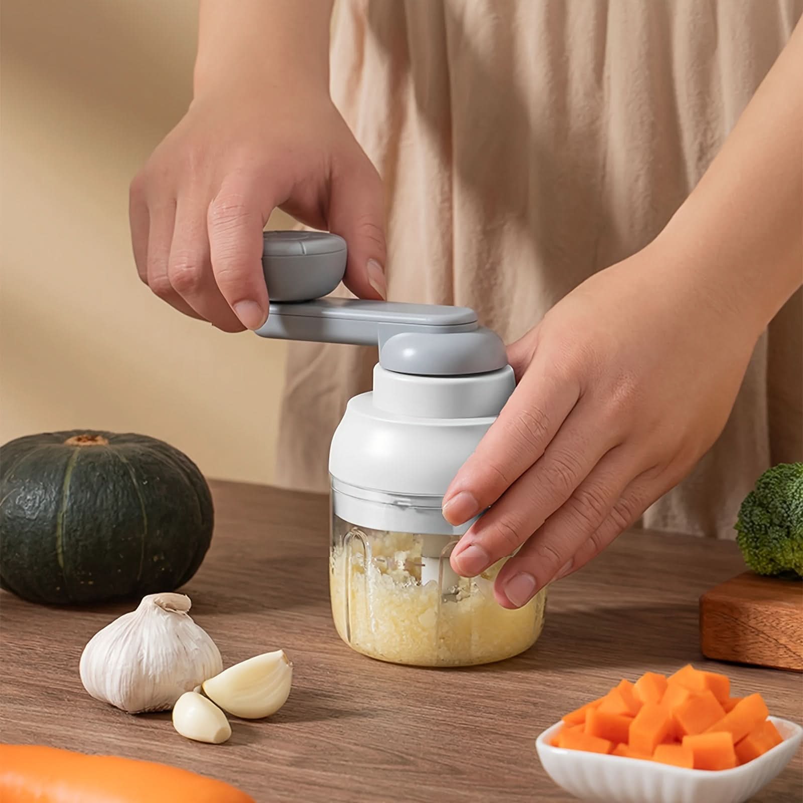 Multifunctional Manual Food Chopper & Mincer
