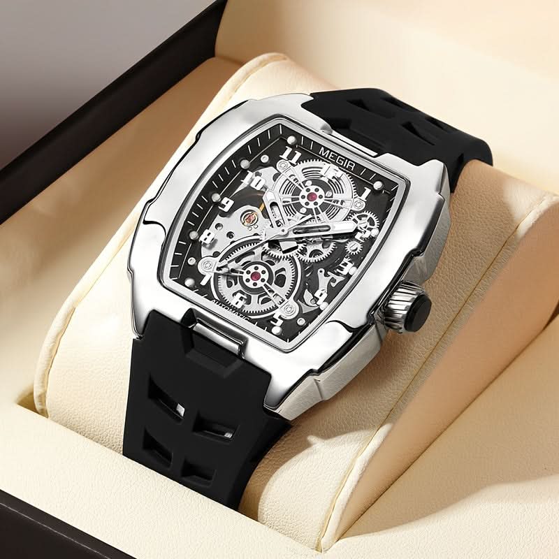 Luxury Automatic Mechanical Watch for Men - Large Dial, Hip Hop Style