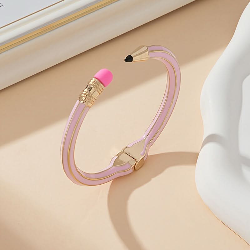 Chic Pencil Design Zinc Alloy Cuff Bracelet