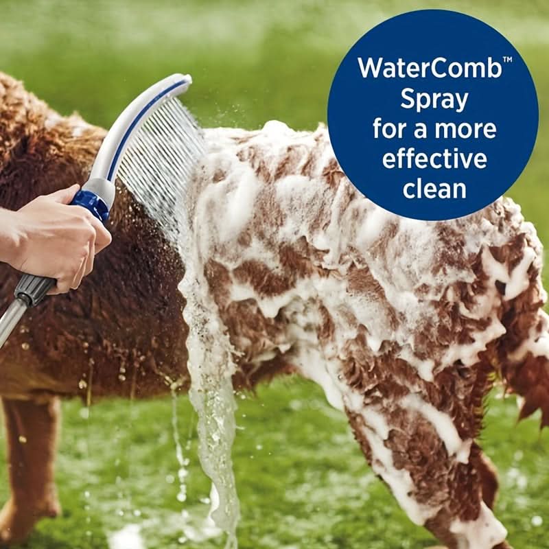 Adjustable Dog Bathing Sprayer with Comb