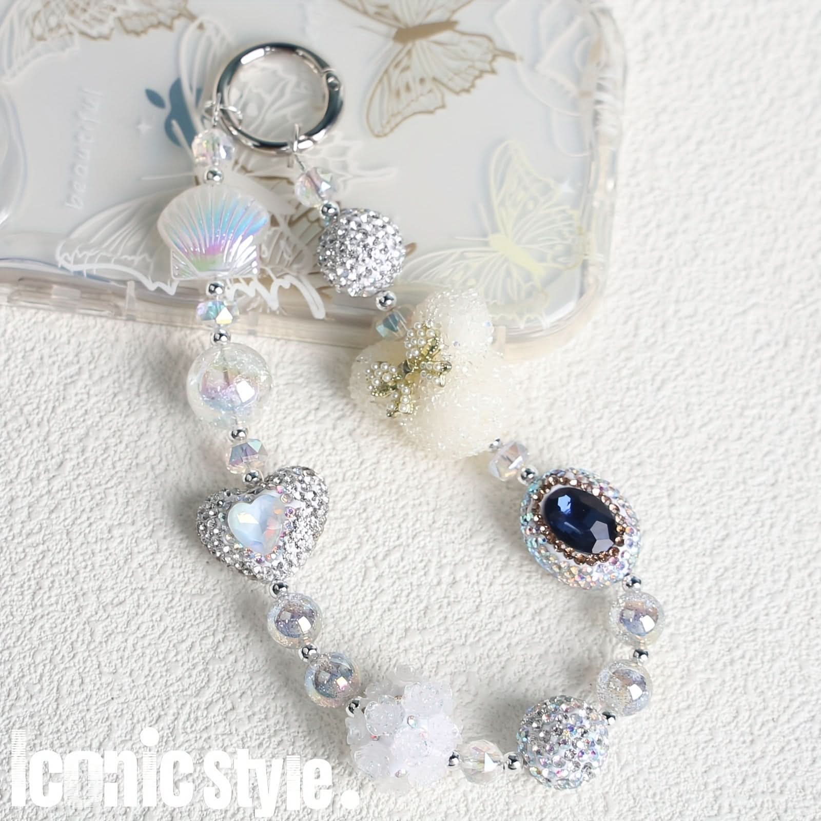 White Mobile Phone Chain – Women's Anti-Loss Wristband